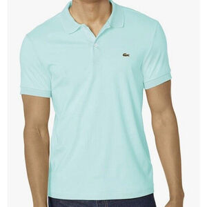 LACOSTE Original Light green 3XL 100% cotton polo shirt collared short sleeves
